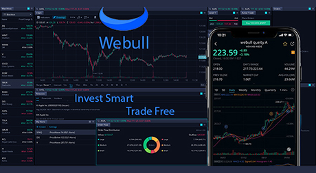 Webull provides a great mobile option for active traders by featuring much better platform functionality than their closest competitors and they also offer a handful of cash and stock bonuses.